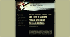 Desktop Screenshot of bigjohnsguitars.com