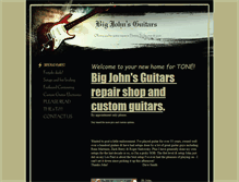 Tablet Screenshot of bigjohnsguitars.com